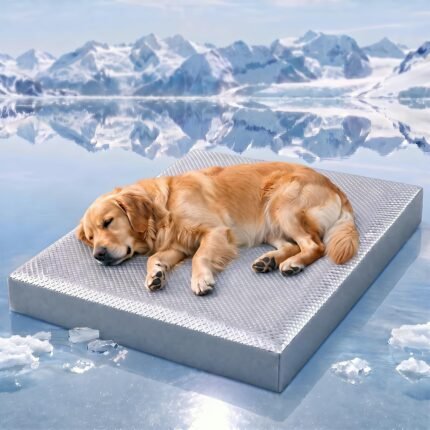 4″ Cooling Dog Bed for Crate, XL Orthopedic Cooling Dog Mat