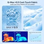 4" Cooling Dog Bed for Crate, XL Orthopedic Cooling Dog Mat - Image 2
