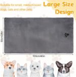 40 x 23.6 Inch Dog Towels for Drying Dogs, Absorbent Microfiber Dog Towel - Image 2