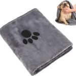 40 x 23.6 Inch Dog Towels for Drying Dogs, Absorbent Microfiber Dog Towel