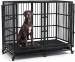 54" Heavy Duty Dog Crate with Divider Panel for Giant Dogs