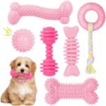 6 Pack Puppy Teething Chew Toys, Soft Dental Dog Toys for Small Dogs