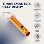 6Pcs Ultrasonic Dog Training Whistle - Metal Anti-Barking and Recall Whistles for Small to Large Dogs | Silent Dog Whistle for Pet Training,Pet Training Tools, Anti-Barking Devices - Image 2