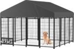 8x8 Ft Outdoor Dog Kennel, Medium Dog Run