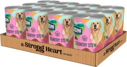A Strong Heart Country Stew Dog Food, All Life Stages, 22oz, 12pk