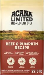 ACANA Singles Limited Ingredient High Protein Dry Dog Food Beef 22.5lb Bag