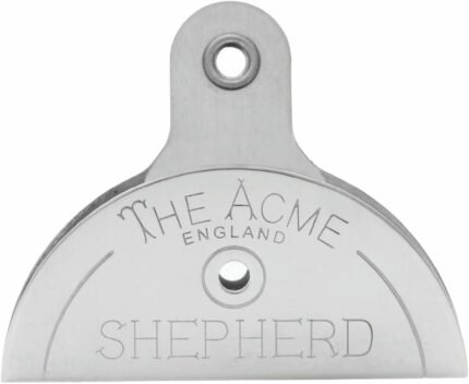ACME 575 professional dog training shepherd lip, in mouth, whistle. Quality crescendo of sound. Sheep trails and herding. 100 dBA. Designed and Made in the UK (Nickel Silver)