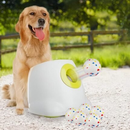 AFP Automatic Dog Ball Launcher with 2.5in ETPU Ball for Medium-Large Dogs