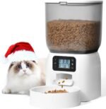 ANDOLL HOME Automatic Cat Feeder, Timed Cat＆Dog Dry Food Dispenser