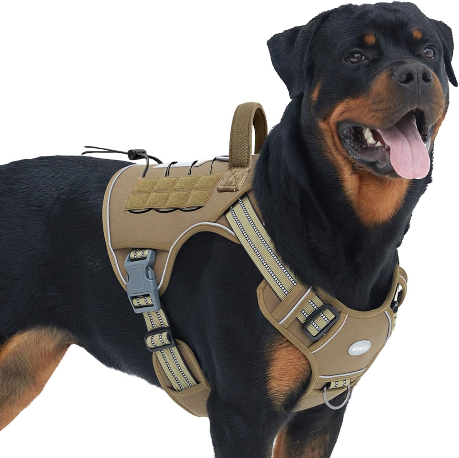 AUROTH Dog Harness for Large Dogs, No Pull Tactical Dog Vest Heavy Duty AUROTH Dog Harness for Large Dogs, No Pull Tactical Dog Vest Heavy Duty