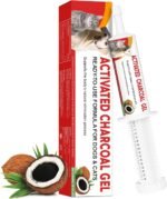 Activated Charcoal First Aid Kit Emergency Rescue for Dogs, Cats, Activated Charcoal for Dogs, Puppy & Pet Poisoning Kit, Camping Survival Remedy Essential, Ready to Absorb Toxins - 60cc (60ml)