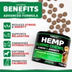 Advanced Calming Chews for Dogs - Hemp Dog Calming Chews Anxiety Relief - Image 2