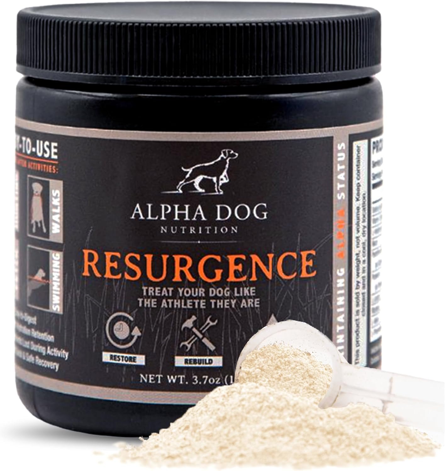 Alpha Dog Nutrition Electrolytes for Dogs – PhD Formulated Hydration Supplement with Beef Flavor for Active Canines – Versatile Powder for Dehydration Recovery and Stamina Alpha Dog Nutrition Electrolytes for Dogs – PhD Formulated Hydration Supplement with Beef Flavor for Active Canines – Versatile Powder for Dehydration Recovery and Stamina