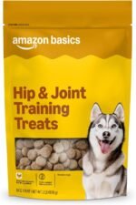 Amazon Basics Chicken Flavor Hip & Joint Training Treats for Dogs, 2 lb. Bag (32 oz) (Previously Wag)