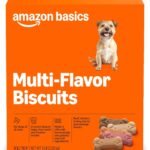 Amazon Basics Crunchy Dog Biscuits Multi Flavor Dog Treats 5 lb. Box