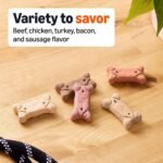 Amazon Basics Crunchy Dog Biscuits Multi Flavor Dog Treats 5 lb. Box - Image 2