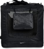 Amazon Basics Foldable Portable Soft Pet Dog Crate Carrier Kennel, 36 x 24 x 24 inches, Black - Image 2