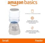 Amazon Basics Gravity Pet Food Feeder for Dogs and Cats, Easy to Clean, Easy to Fill, Removable Lid, 152fl.oz Capacity, Small - Image 2
