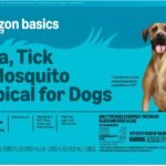 Amazon Basics Preventative Flea, Tick & Mosquito Topical Treatment for X-Large Dogs (Over 55 pounds), Kills Fleas, Long-Lasting, 6 Count, Packaging May Vary