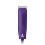 Andis 24820 EasyClip 7-Piece Detachable Ceramic Blade Clipper Kit, Purple