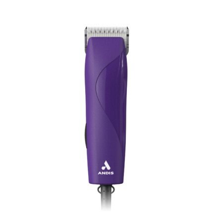 Andis 24820 EasyClip 7-Piece Detachable Ceramic Blade Clipper Kit, Purple