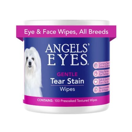 Angels’ Eyes Dog & Cat Tear Stain Wipes | Eye Stain Remover Pads 100ct