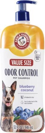 Arm & Hammer Odor Control Dog Shampoo, Blueberry Coconut, 32 Fl Oz