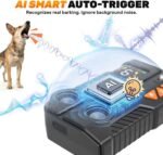 Automatic Anti Barking Device for Dogs with AI Detection, Dog Bark Deterrent Devices Hands-Free Bark Box with Dual Emitters, Adjustable 6x3 Levels, 4 Modes IPX6 Rechargeable LED Flash 50FT Range - Image 2