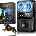 Automatic Bark Control Box, Smart Dog Bark Deterrent Device, Anti Barking Device for Dogs Stop Neighbor’s Dog Barking, Owl Design Ultrasonic Bark Silencer with 2X Emitters 50FT, Waterproof for Outdoor