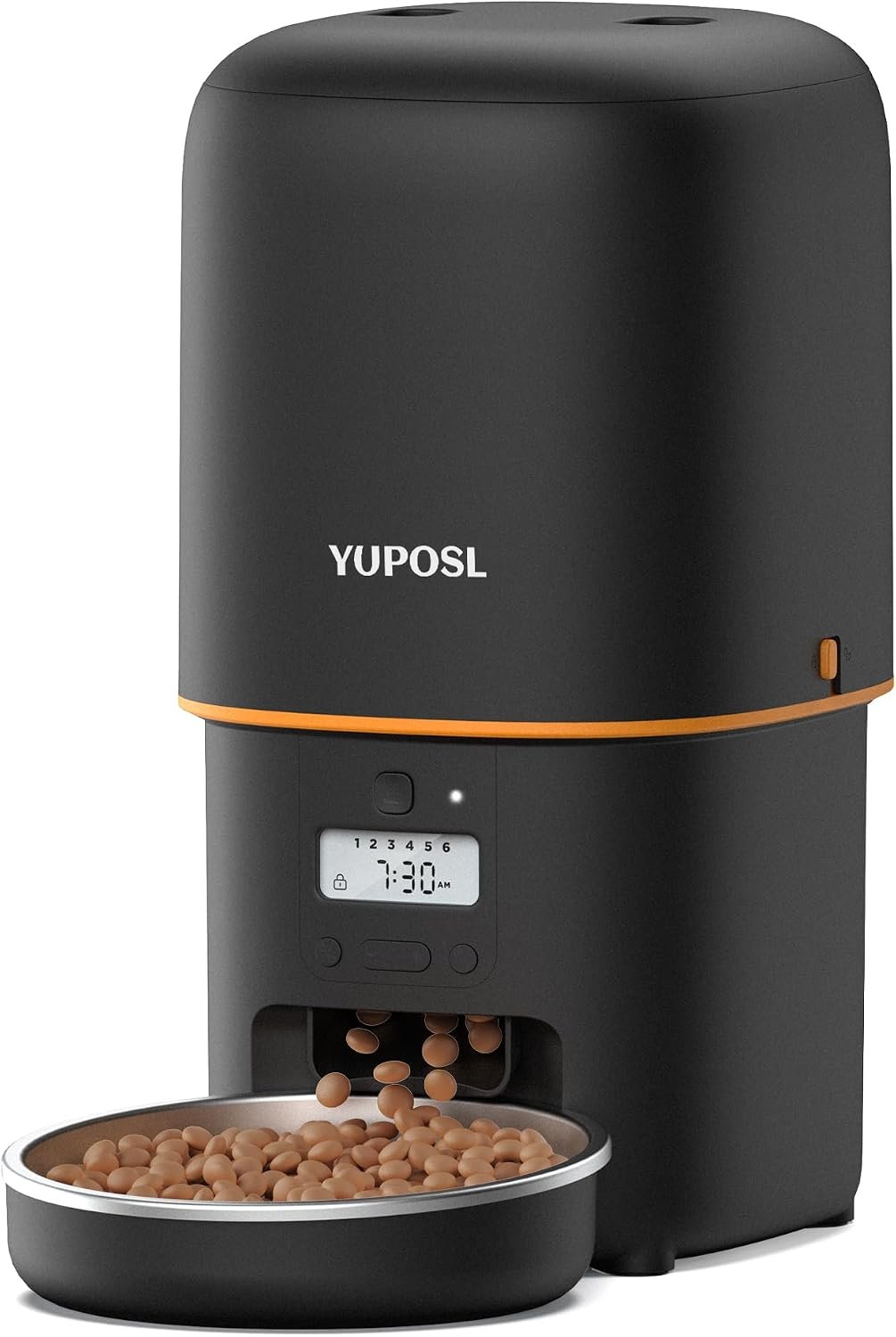 Automatic Cat Feeder, 4L Cat Food Dispenser with Anti-Jam Design, Over 180-day Battery Life, 1-6 Meals Per Day with Stainless Steel Cat Bowl, Keep Dry Food Fresh, Timed Pet Feeder Also for Small Dog Automatic Cat Feeder, 4L Cat Food Dispenser with Anti-Jam Design, Over 180-day Battery Life, 1-6 Meals Per Day with Stainless Steel Cat Bowl, Keep Dry Food Fresh, Timed Pet Feeder Also for Small Dog