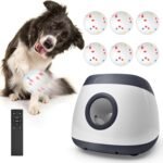 Automatic Dog Ball Launcher for Large Dogs, Machine Ball Thrower for Dogs, with 6 Pack 2.5″ Balls (Grey), Interactive for Boredom, Mental Stimulation Toys