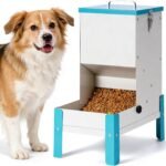 Automatic Dog Feeder 10L Gravity Cat Feeder with Elevated Stand