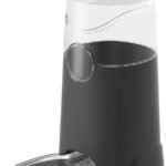 Automatic Dog Water Dispenser with Stainless Steel Bowl,Gravity Pet Waterer, Automatic Water Injection and Stop Water Injection,Large Capacityfor Medium and Large Cat&Dog (8L,Black)