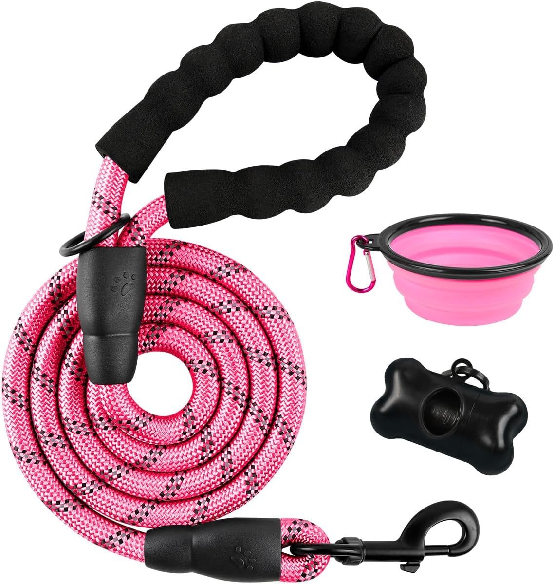 BARKBAY Dog Leash for Medium Large Dogs, Heavy Duty,Padded Handle Lead-5FT BARKBAY Dog Leash for Medium Large Dogs, Heavy Duty,Padded Handle Lead-5FT