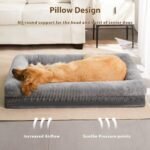 BFPETHOME Dog Beds for Small Dogs, Washable Dog Bed with Sides, Orthopedic Medium Sized Soft Mats with Removable Cover & Waterproof Pet Mat for Pet - Image 2
