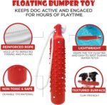 BINGPET Dog Float Bumper Toy,10.8 Inch Large Training Dummy Retrieving Bumpers Summer Pool Toy Tug Game for Large XL Dogs Retriever - Image 2