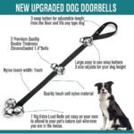 BLUETREE 2 Pack Dog Doorbells Premium Quality Training Potty Great Dog Bells Adjustable Door Bell Dog Bells for Potty Training Your Puppy The Easy Way - 7 Extra Large Loud 1.4 DoorBells - Image 2