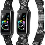 Bark Collar, 2 Pack Smart Dog Bark Collar for Large Medium Small Dogs, Anti Barking Device for Dogs Training Collar with Beep Vibration Harmless Shock, 5 Adjustable Sensitivity (Black)
