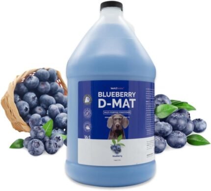 Bark2Basics Blueberry D-Mat Dog Conditioner and Pet Detangler, 1 Gallon