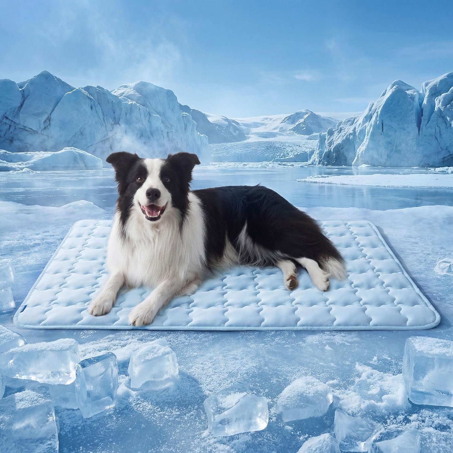 Bedsure ArcticMax™ Cooling Mat for Large Dogs,Q-Max>0.5 Chill Fiber,41In Bedsure ArcticMax™ Cooling Mat for Large Dogs,Q-Max>0.5 Chill Fiber,41In
