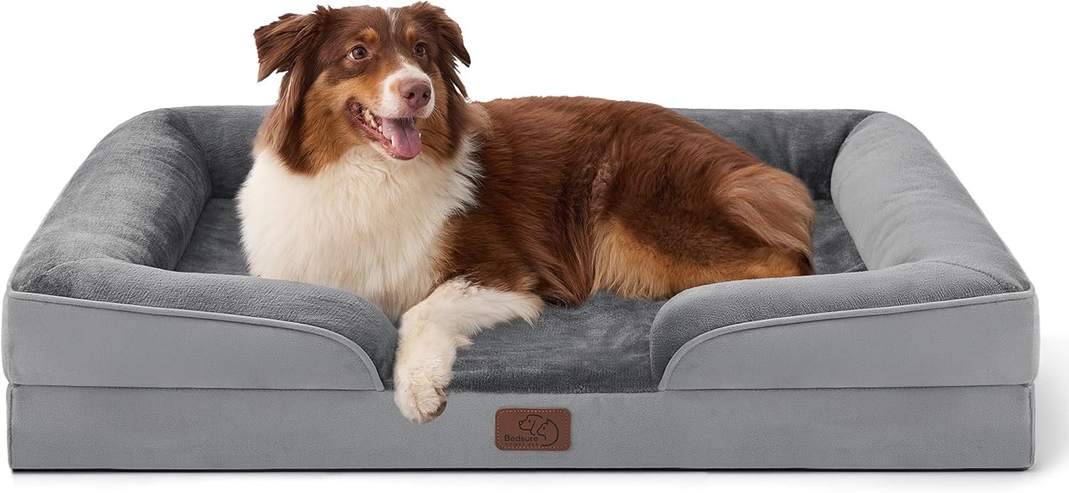 Bedsure Orthopedic Dog Beds Large Sized Dog Washable Original Design Bedsure Orthopedic Dog Beds Large Sized Dog Washable Original Design