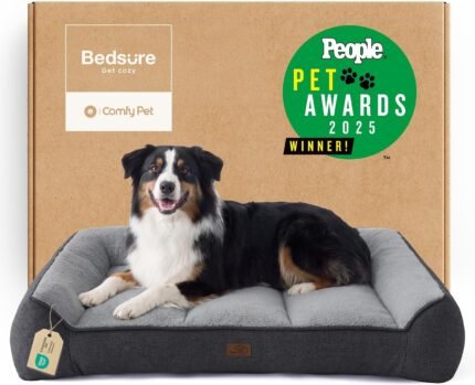 Bedsure SupportMax® Extra Thick Orthopedic XL Dog Bed for Extra Large Dogs