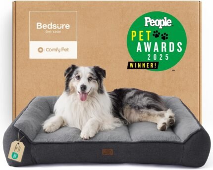 Bedsure SupportMax® Extra Thick Orthopedic XL Dog Beds Large Sized Dog