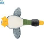 Best Pet Supplies Interactive Squeaky Dog Chew Toy, Ideal Dog Toys for Chewers, Small, Medium & Large Dogs, and Fetch Lovers - Mallard Duck Wing (Gray), Small - Image 2