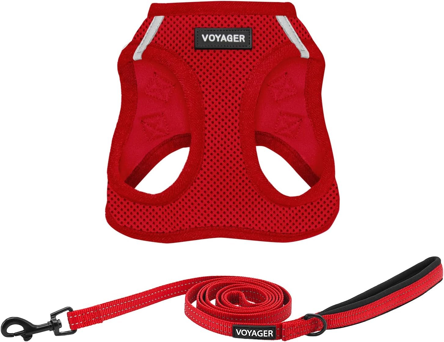 Best Pet Supplies Voyager Step-in Air All Weather Mesh Harness and Reflective Dog 5ft Leash Combo with Neoprene Handle, for Small, Medium and Large Breed Puppies – Red, X-Small Best Pet Supplies Voyager Step-in Air All Weather Mesh Harness and Reflective Dog 5ft Leash Combo with Neoprene Handle, for Small, Medium and Large Breed Puppies – Red, X-Small