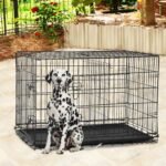 BestPet | Dog Crate | 48" | Black | Foldable Metal Kennel with Double Doors - Image 2