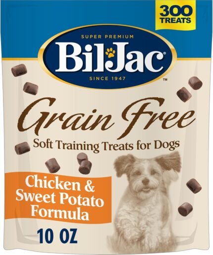 Bil-Jac Grain Free Soft Dog Treats with Chicken & Sweet Potato | 10 oz