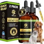 Billion Pets – Hemp Oil for Dogs and Cats – Helps with Anxiety, Pain, Stress, Sleep, Arthritis, Seizures Relief – Hip and Joint Support – Calming Drops
