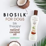 BioSilk for Dogs Silk Therapy Conditioner, with Coconut Oil, 12 Fl Oz - Image 2
