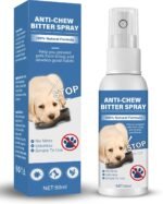 Bitter Apple Spray for Dogs -No Chew Spray for Dogs & Cats, pet Corrector to Stop Dogs from Chewing Furniture and Carpet,Indoor&Outdoor Use (50ml)